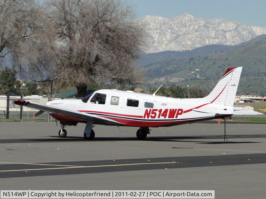 N514WP, 2007 Piper PA-32R-301T Turbo Saratoga C/N 3257480, Parked in transient parking