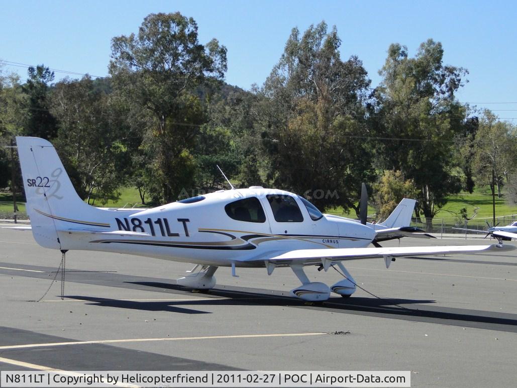 N811LT, 2006 Cirrus SR22 C/N 1795, Tied down and parked in transient parking