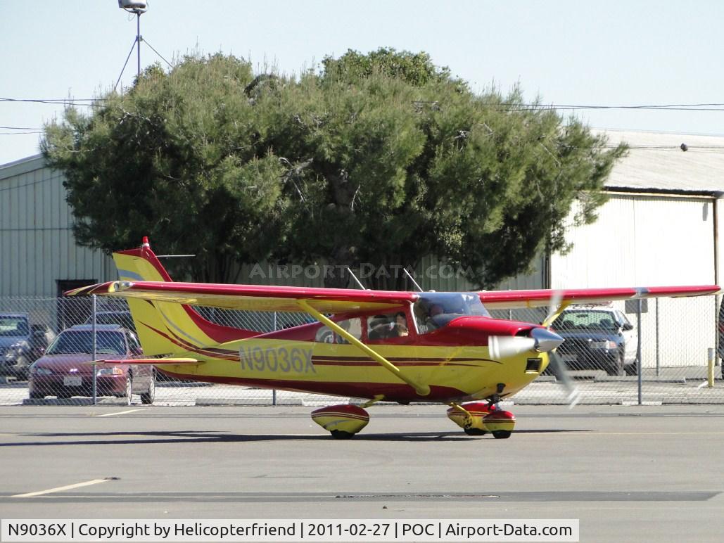 N9036X, 1961 Cessna 182D Skylane C/N 18253436, Taxiing in to park and then off to the drag races
