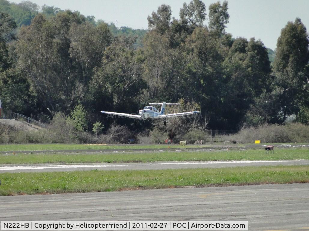 N222HB, 1979 Piper PA-28RT-201 Arrow IV C/N 28R-7918254, On final to runway 8R