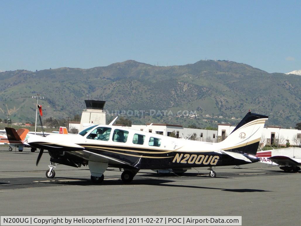 N200UG, 1978 Beech A36 Bonanza 36 C/N E-1225, Parked in transient parking