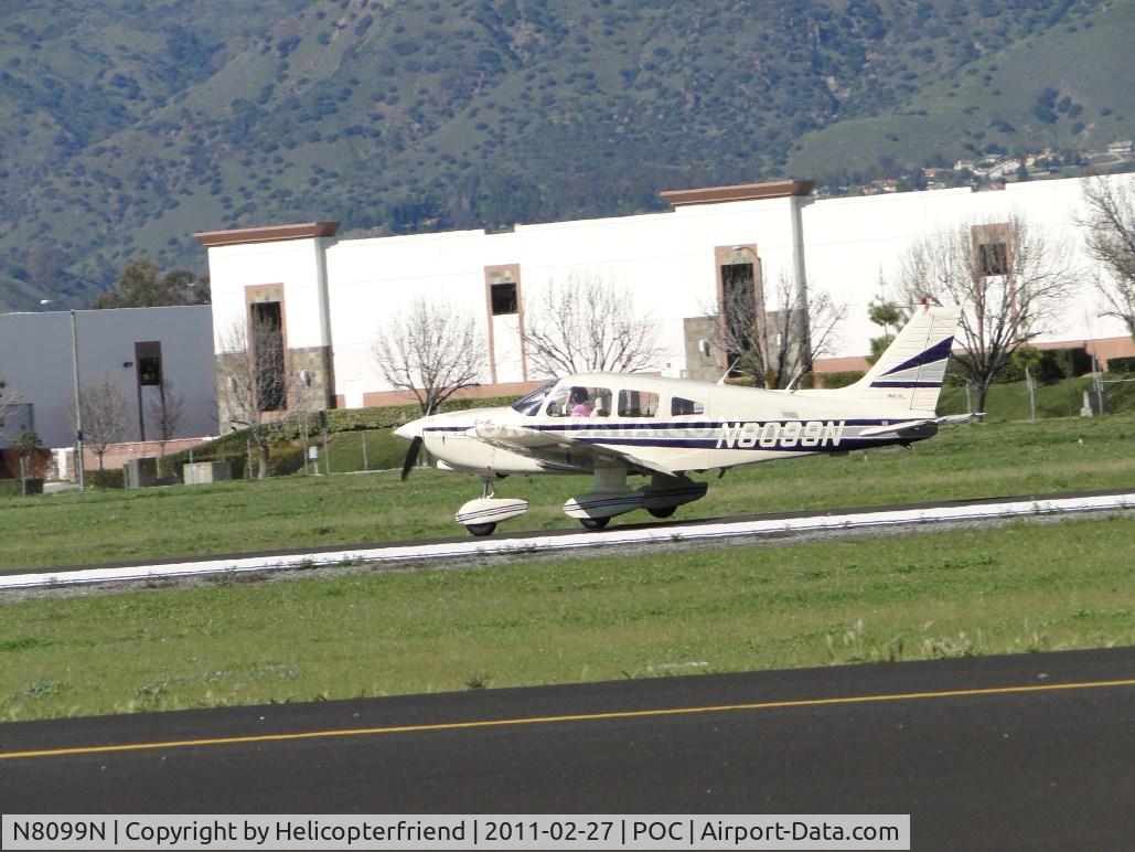 N8099N, 1979 Piper PA-28-236 Dakota C/N 28-8011002, Touching down on runway 26L