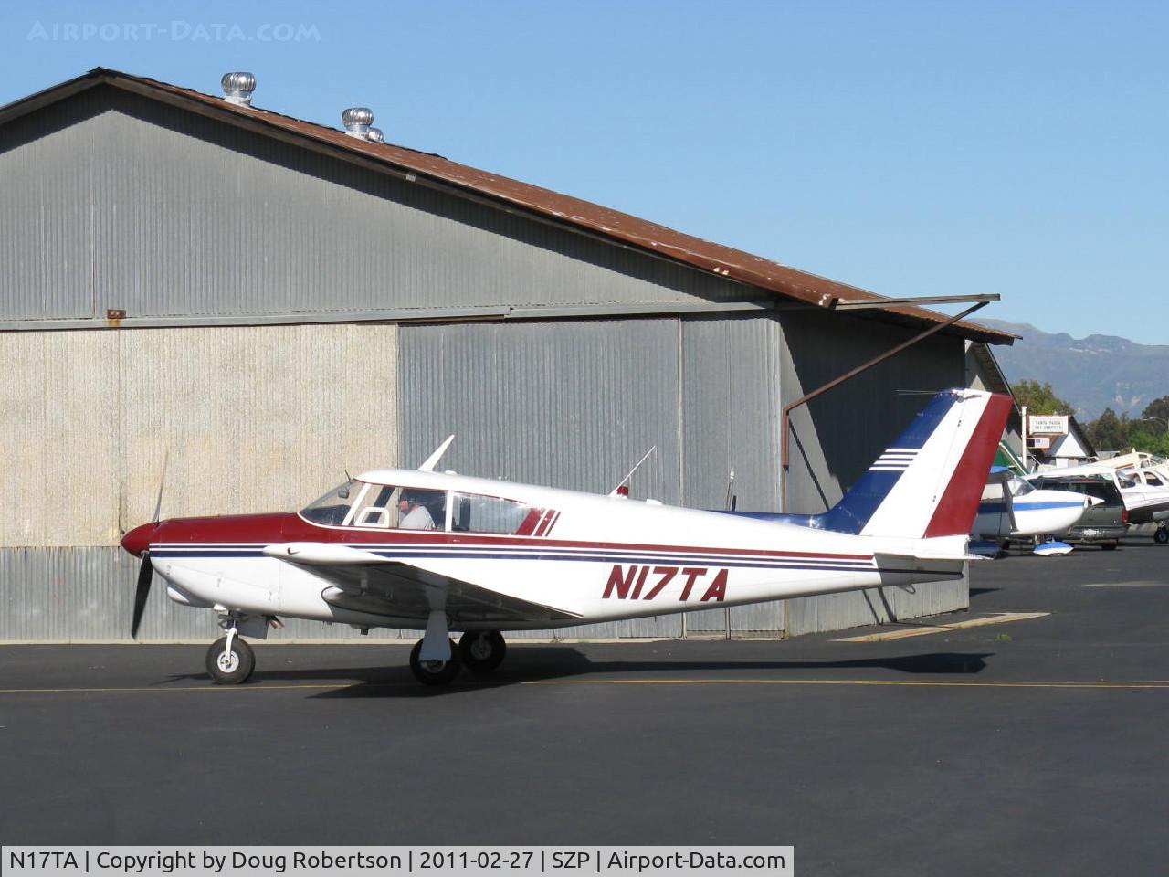 N17TA, 1961 Piper PA-24-250 Comanche C/N 24-2652, 1961 Piper PA-24-250 COMANCHE, Lycoming O-540-a1A5 250 Hp. taxi to hangar
