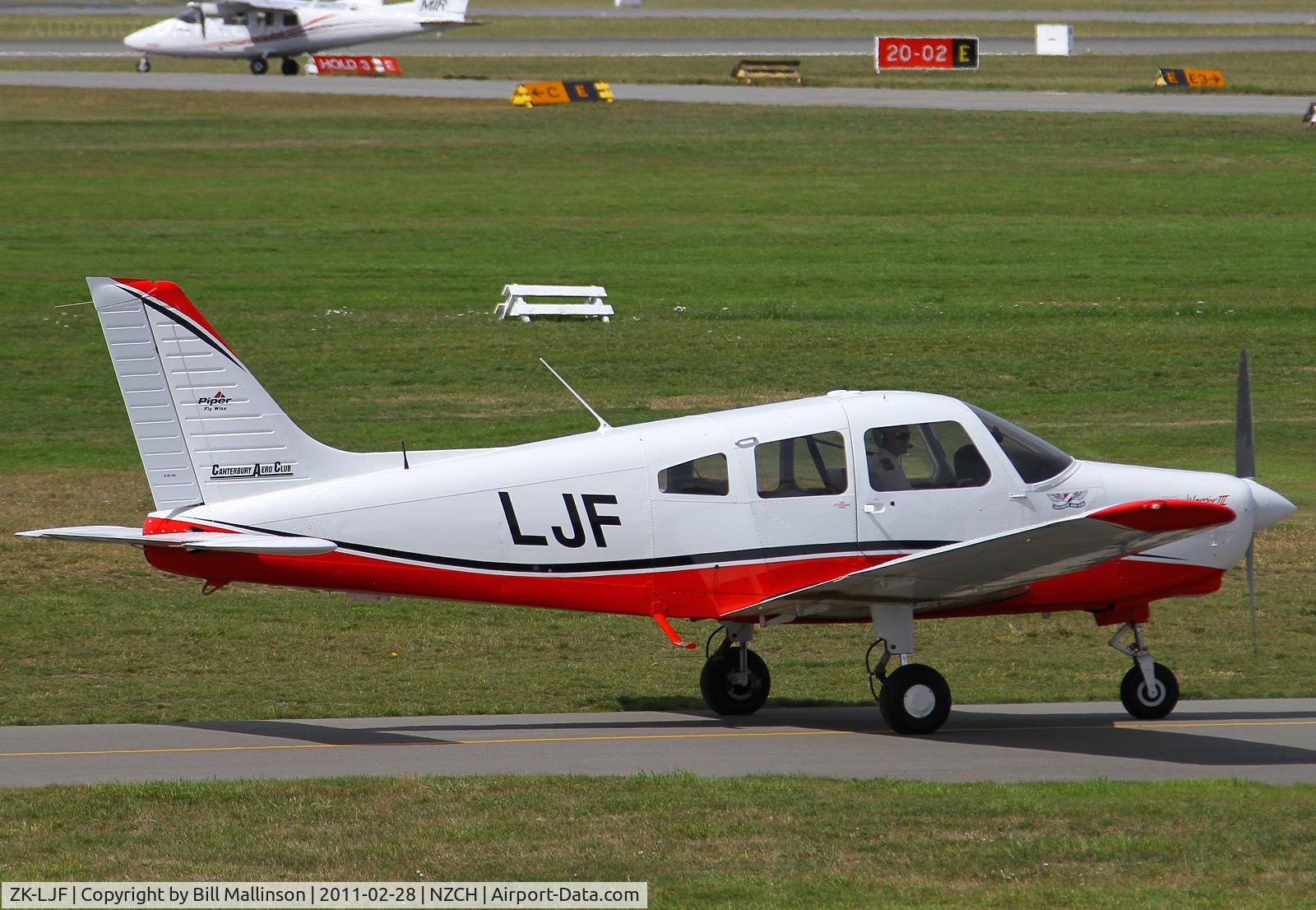 ZK-LJF, 2008 Piper PA-28-161 Warrior C/N 2842320, and the training goes on