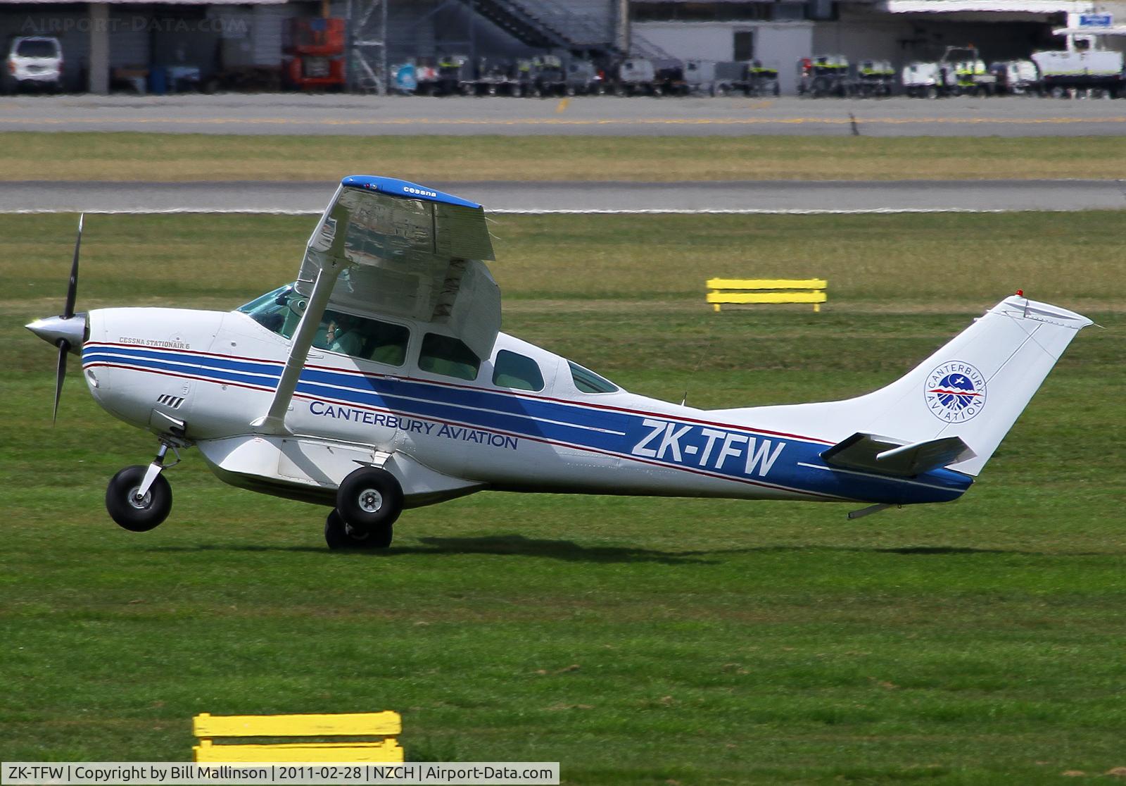 ZK-TFW, 1973 Cessna U206F Stationair C/N U20602273, he musta had a 'bad hair day' too