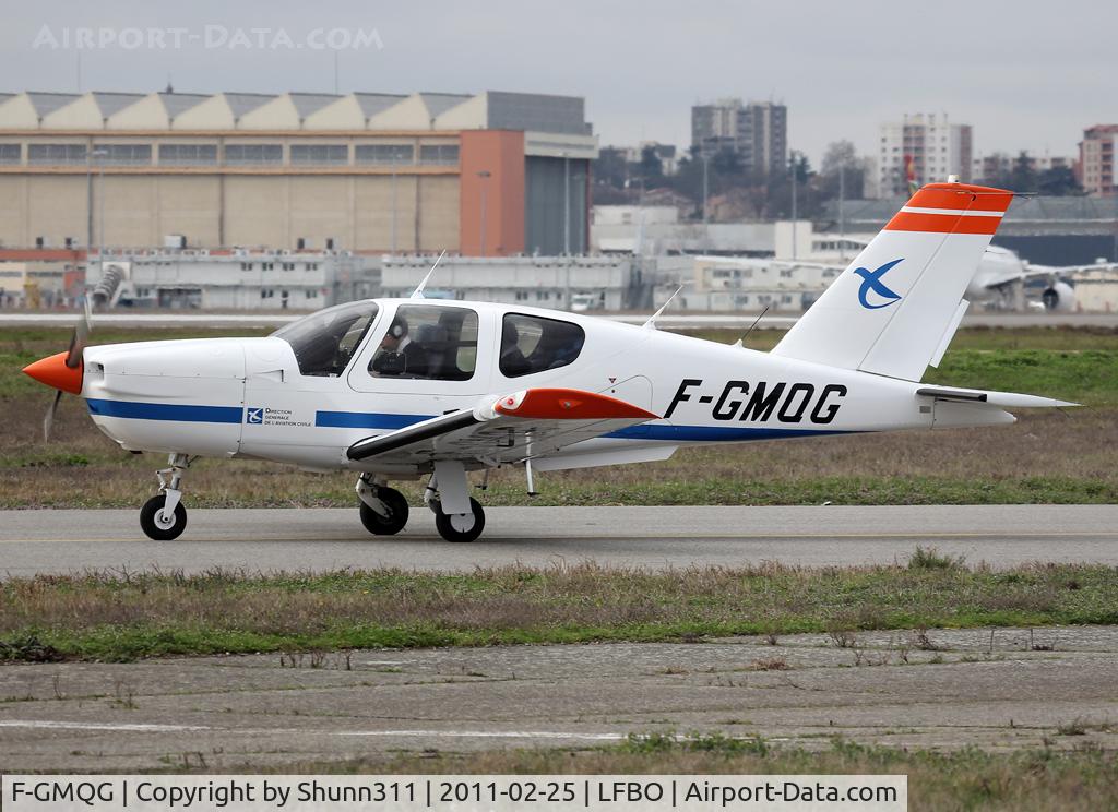F-GMQG, Socata TB-20 C/N 1624, Taxiing holding point rwy 32R for departure... New c/s...