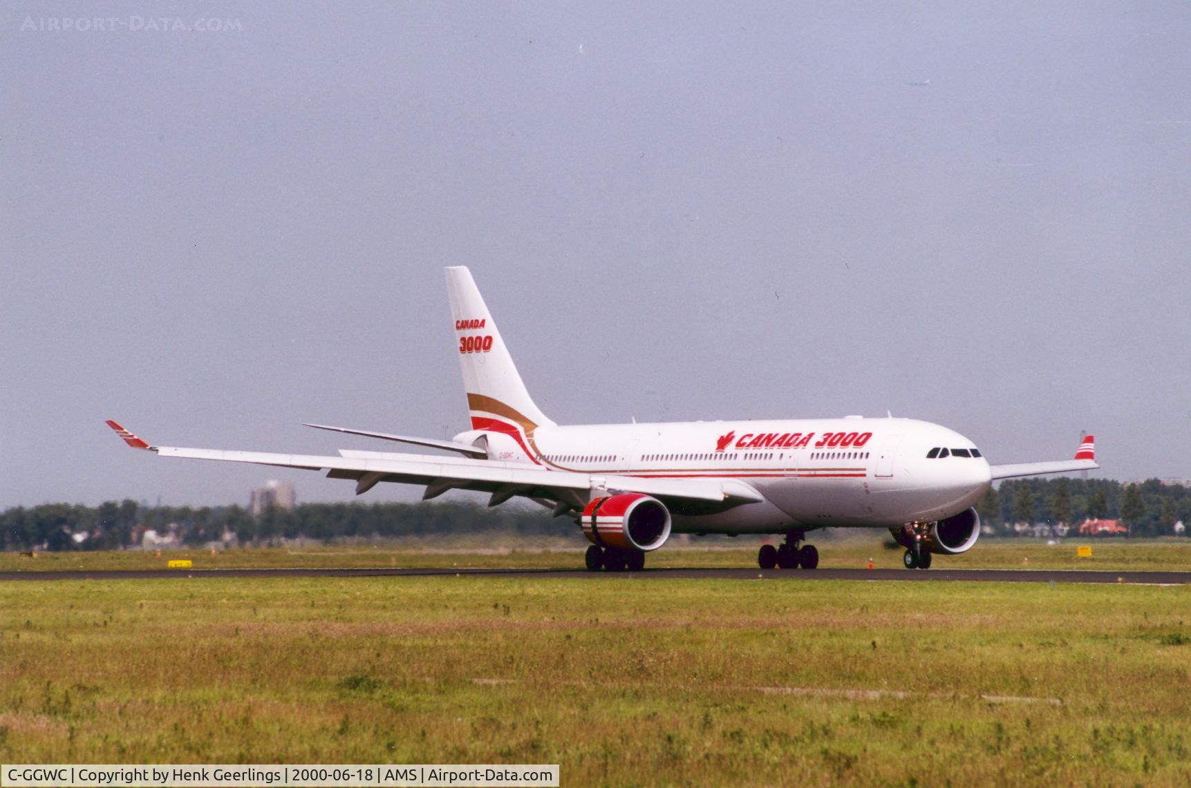 C-GGWC, 1999 Airbus A330-202 C/N 272, Canada 3000
