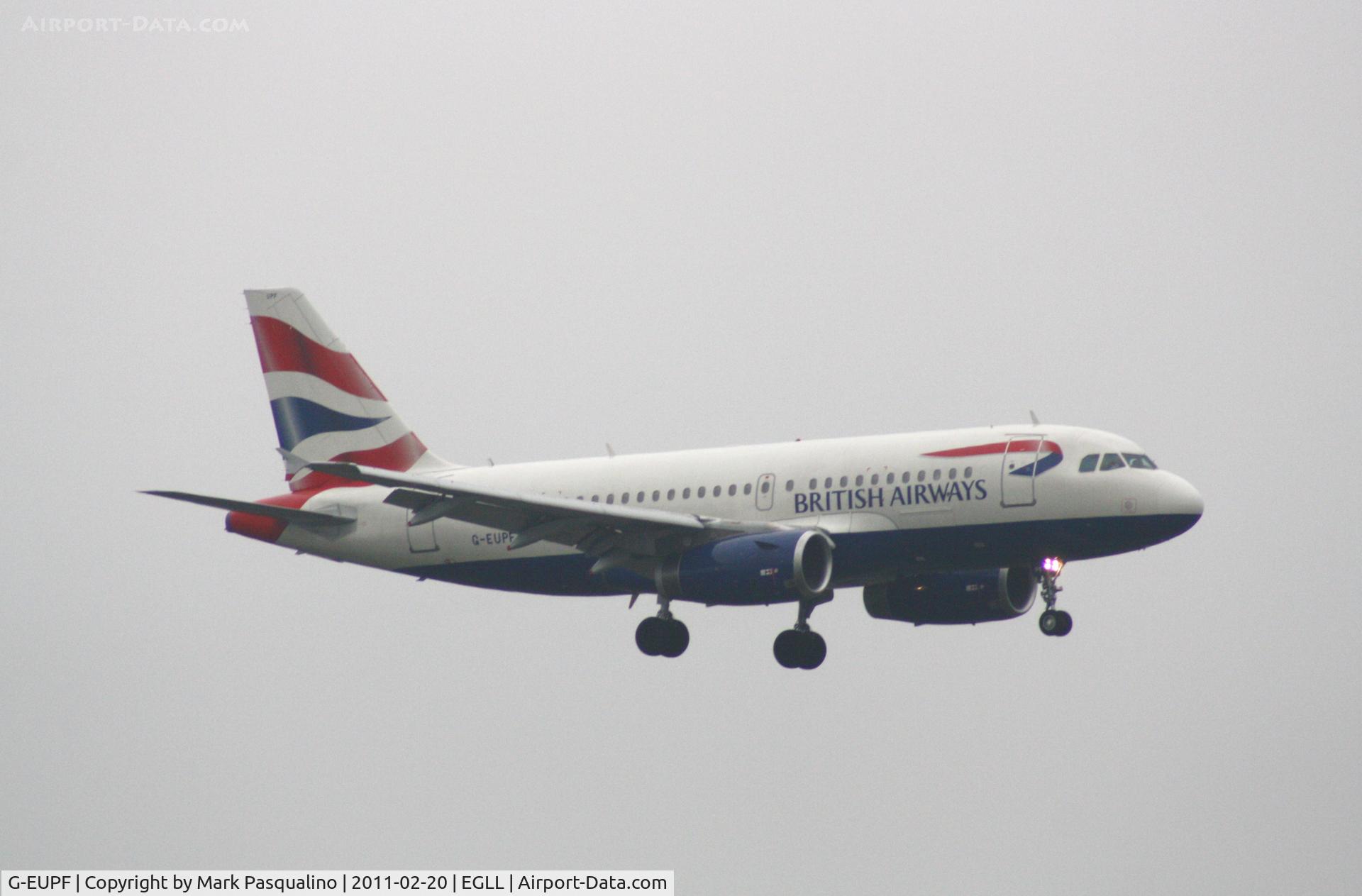 G-EUPF, 2000 Airbus A319-131 C/N 1197, Airbus A319