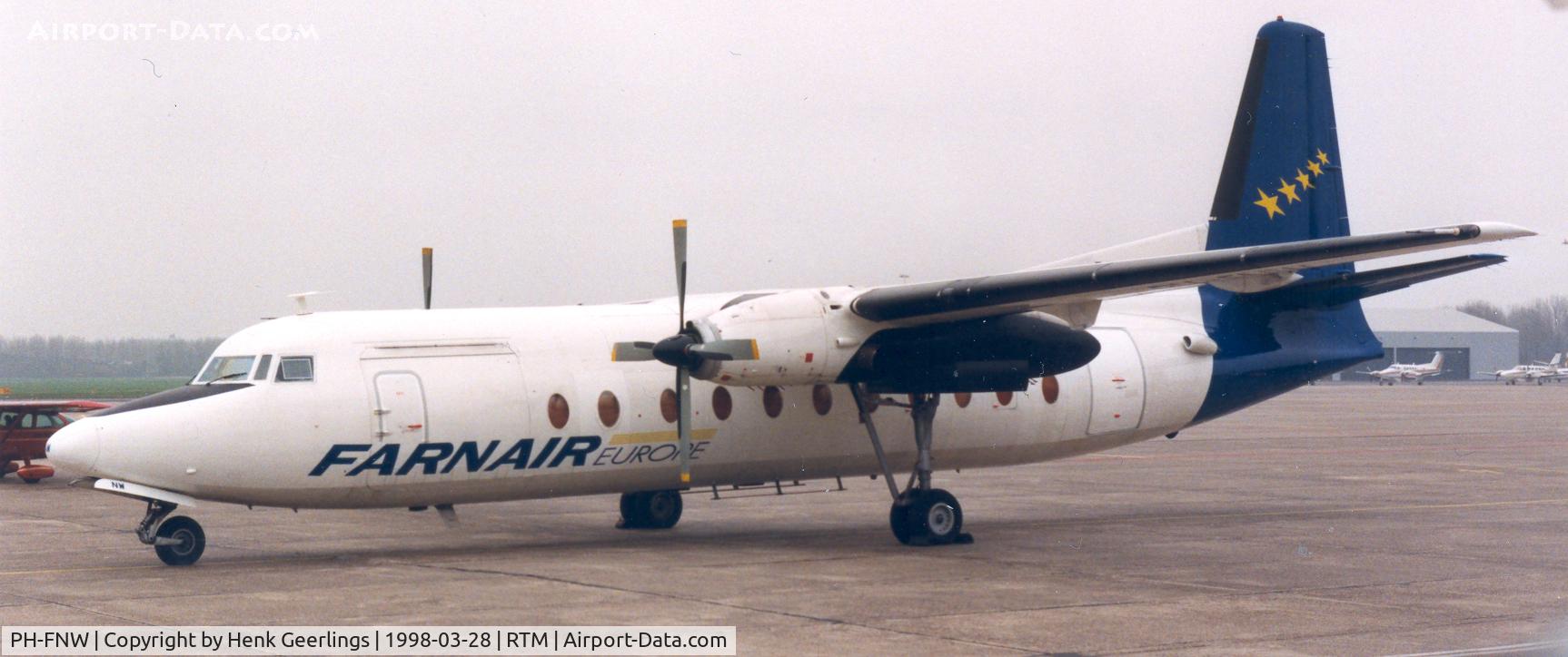PH-FNW, 1969 Fokker F-27-500 Friendship C/N 10398, Farnair