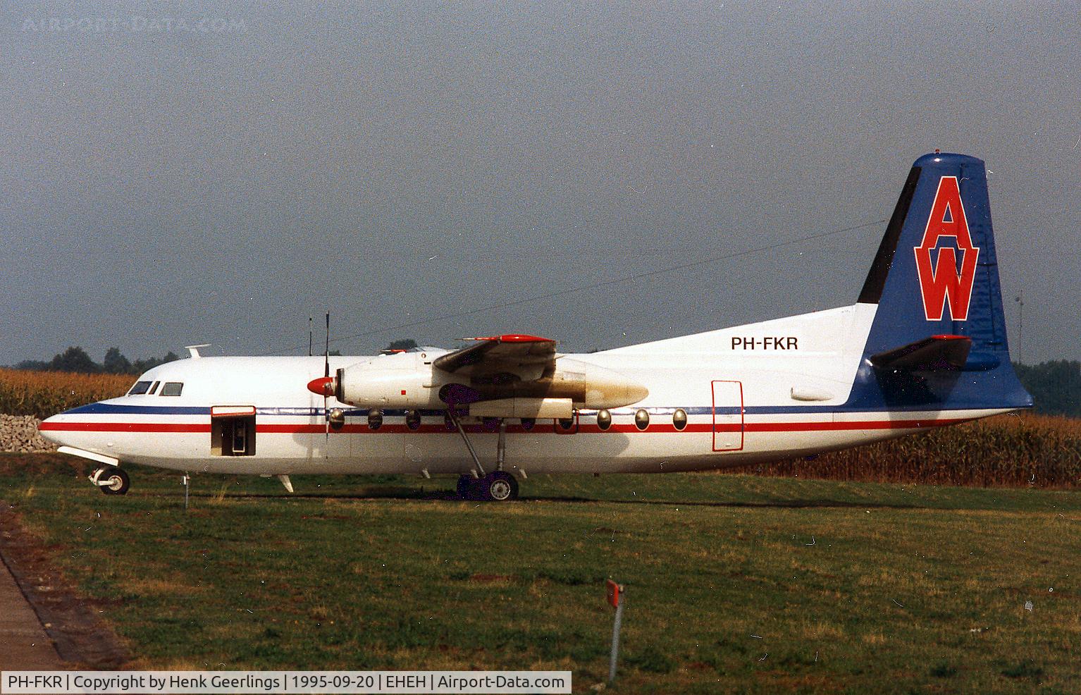 PH-FKR, 1967 Fokker F-27-200 Friendship C/N 10321, Air West
