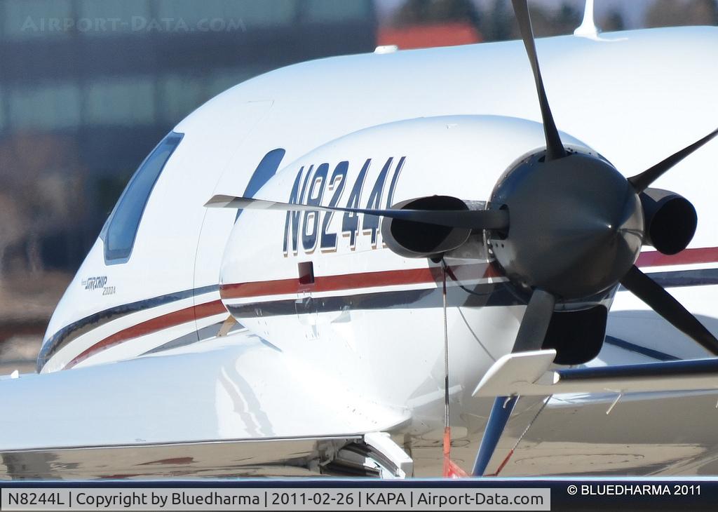 N8244L, 1992 Beech 2000A Starship 1 C/N NC-29, Starship parked at APA.