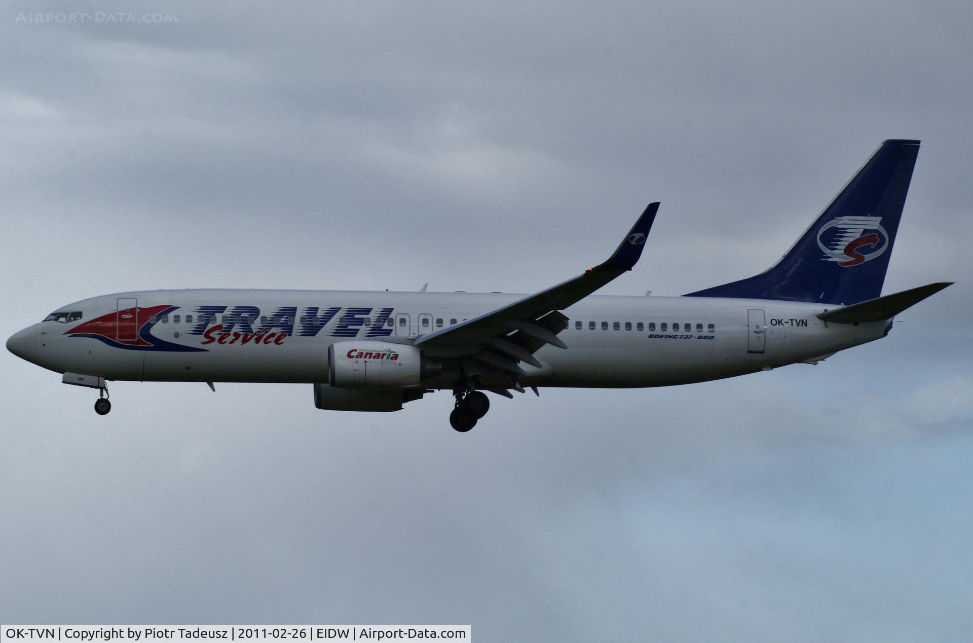 OK-TVN, 2007 Boeing 737-8BK C/N 29643, dublin