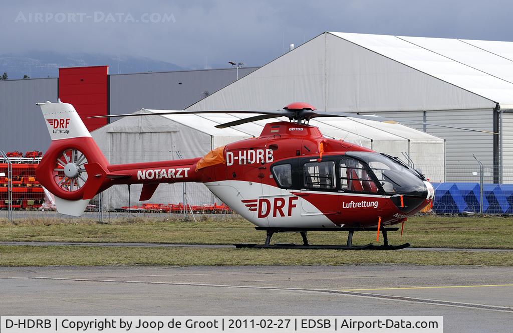 D-HDRB, Eurocopter EC-135P-2 C/N 0233, undergoing maintenance at Baden Airpark