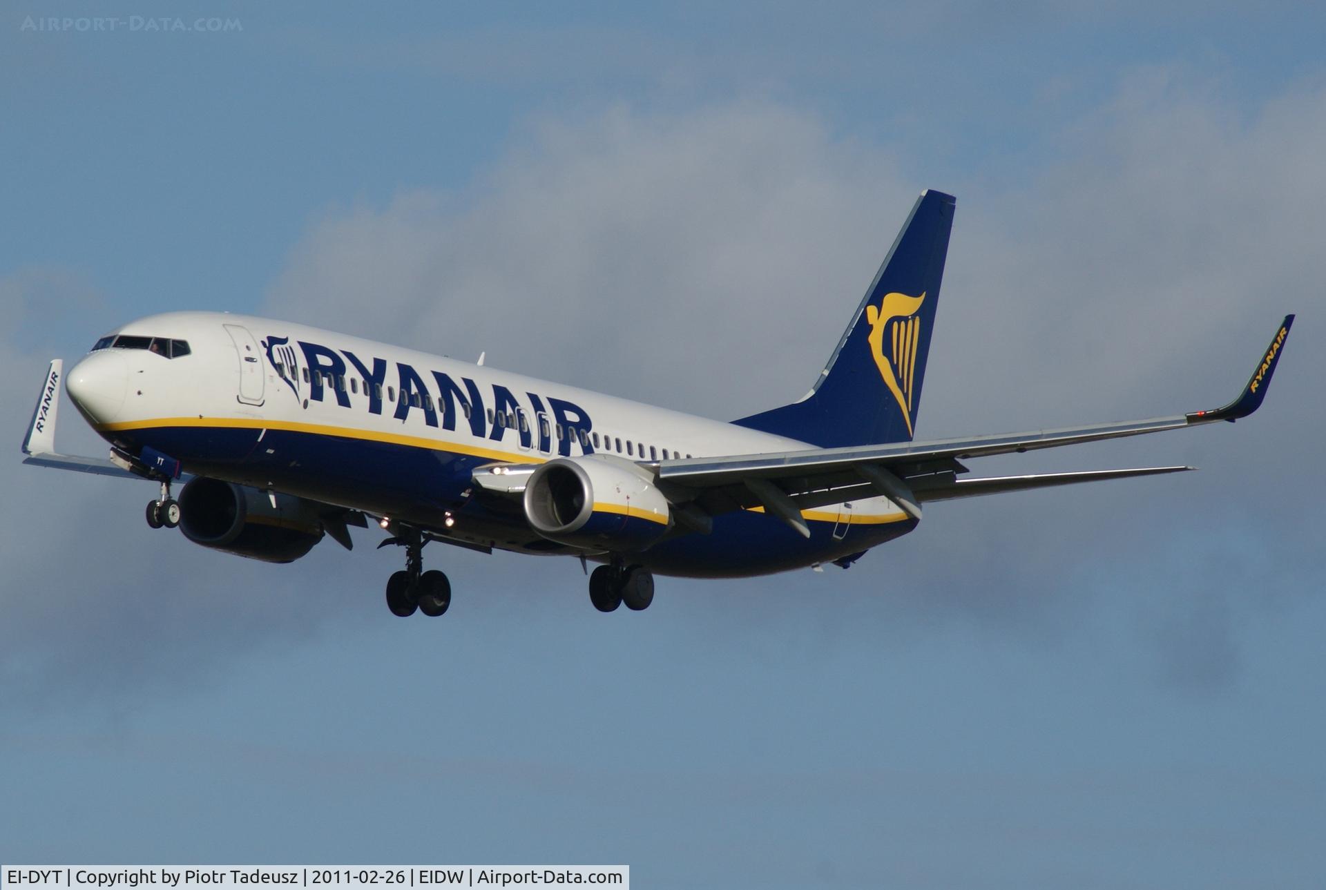 EI-DYT, 2008 Boeing 737-8AS C/N 33634, dublin