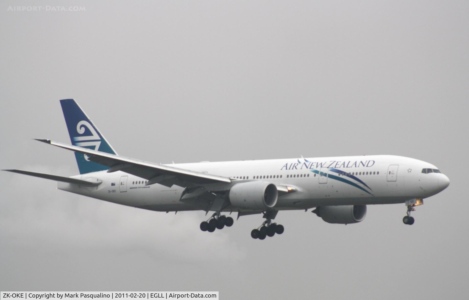 ZK-OKE, 2006 Boeing 777-219/ER C/N 32712, Boeing 777-200ER