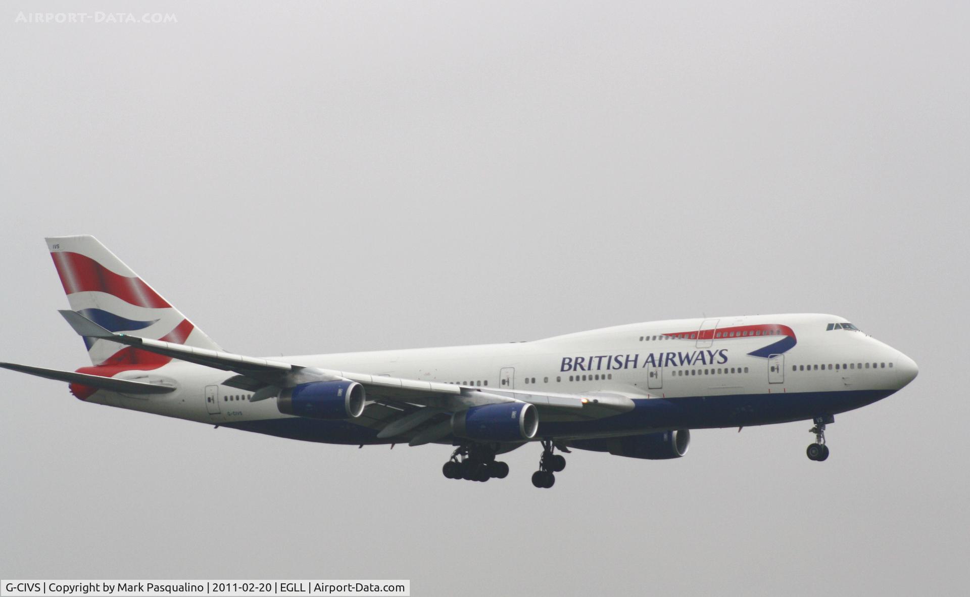 G-CIVS, 1998 Boeing 747-436 C/N 28851, Boeing 747-400