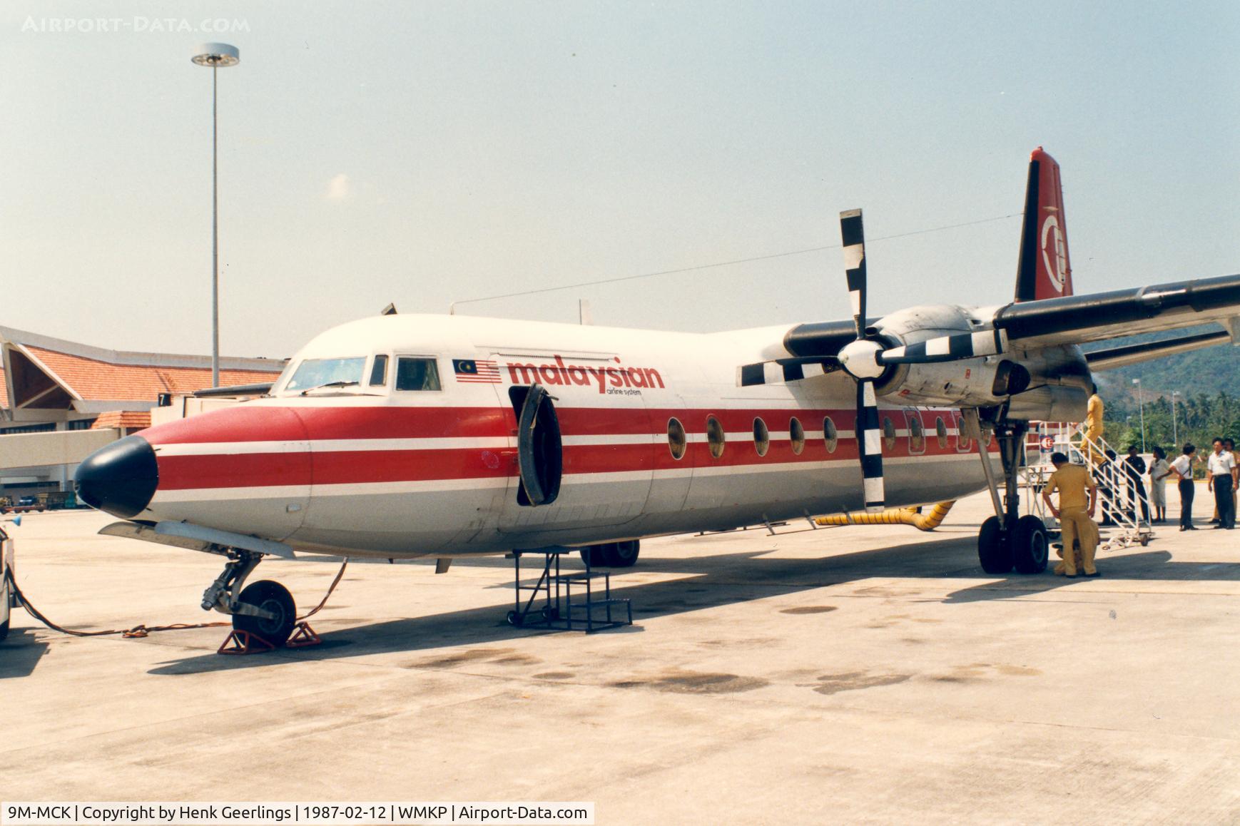 9M-MCK, 1981 Fokker F-27-500 Friendship C/N 10613, Malaysia