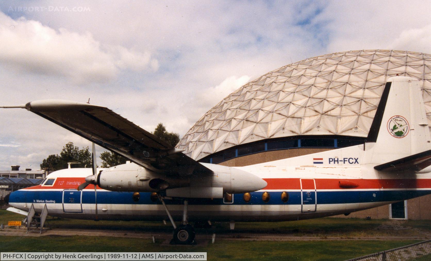 PH-FCX, 1961 Fokker F.27-100MPA C/N 10183, Old Aviodome Aviation Museum - Schiphol. New Aviation Museum Aviodrome moved to Lelystad Airport, EHLE.