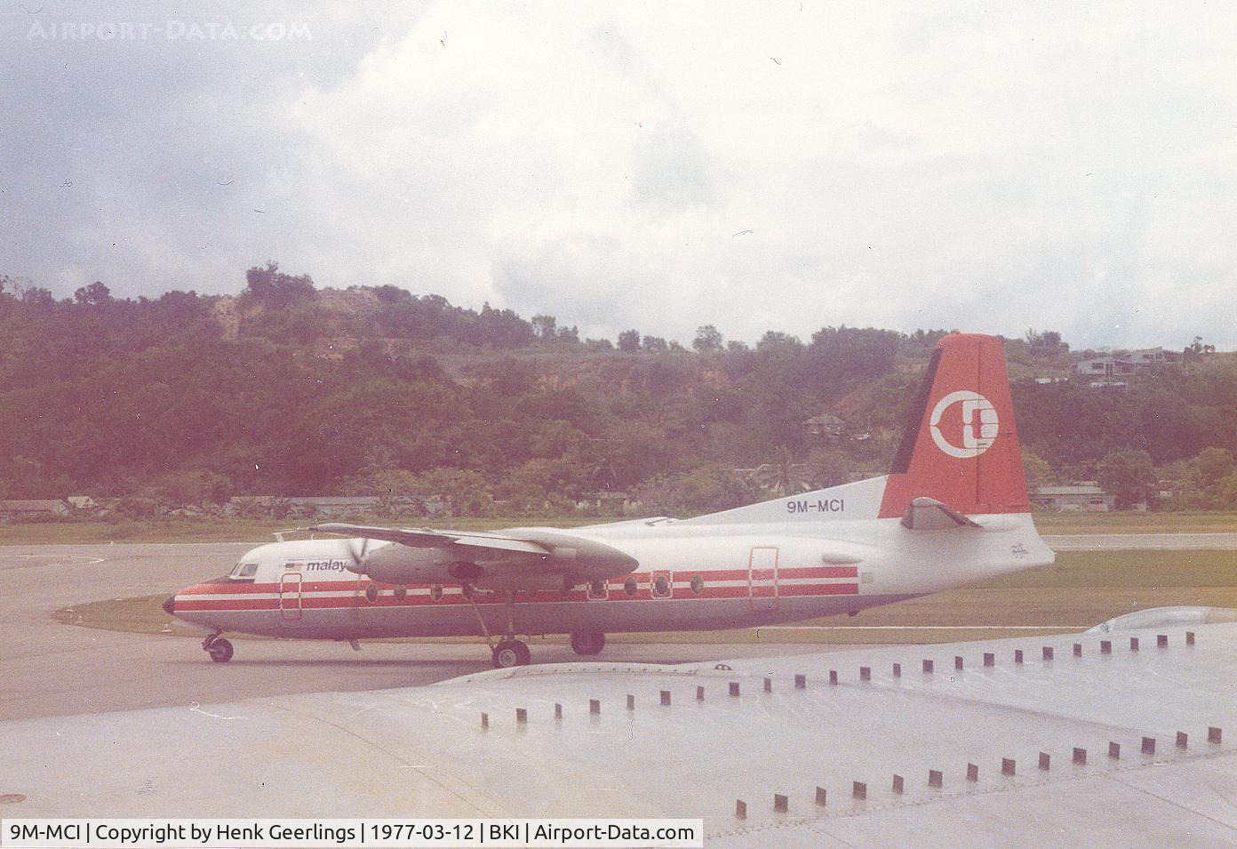 9M-MCI, 1971 Fokker F-27-500 Friendship C/N 10471, Malaysia
