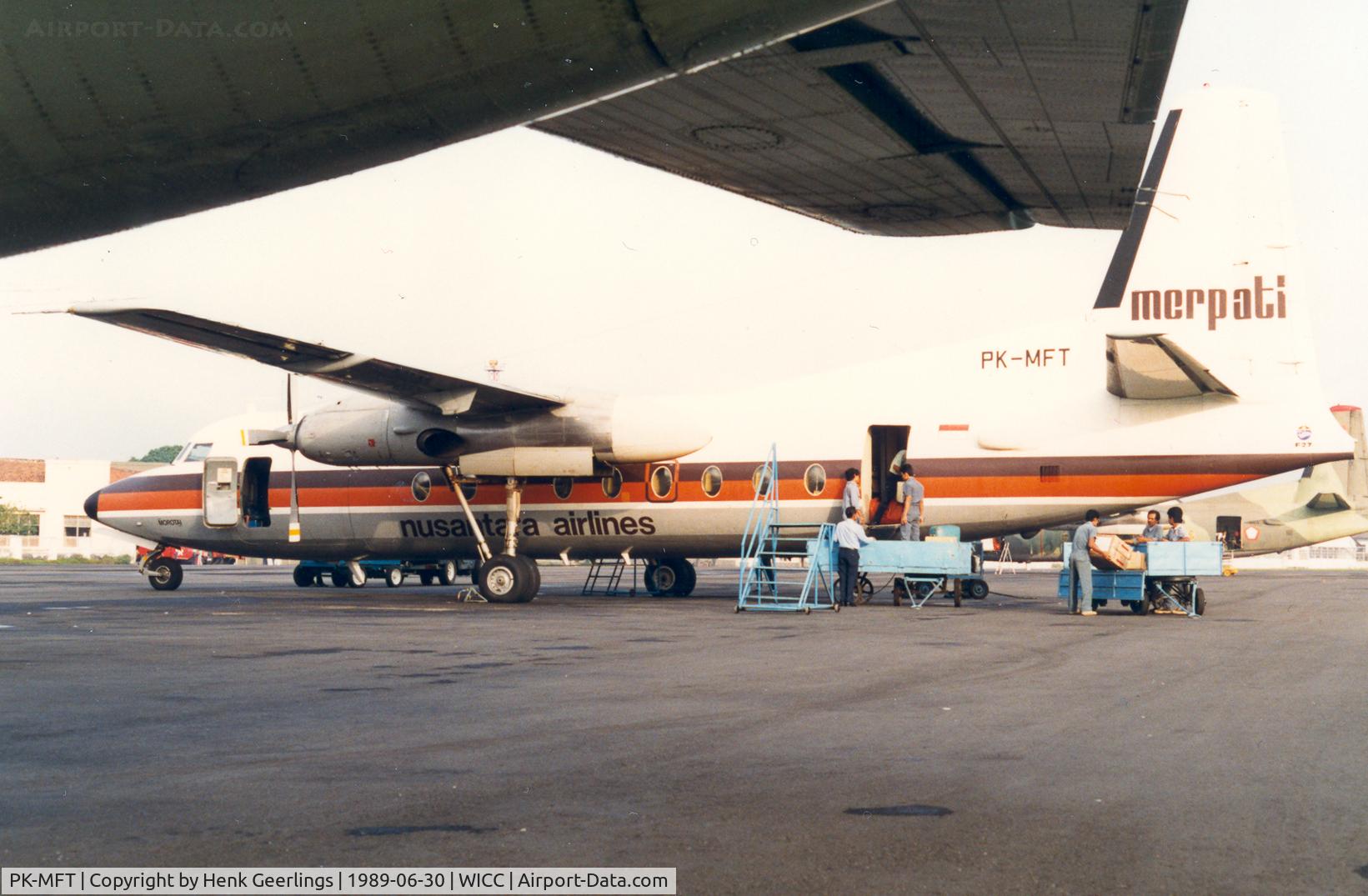 PK-MFT, Fokker F27-400 Friendship C/N 10299, Merpati