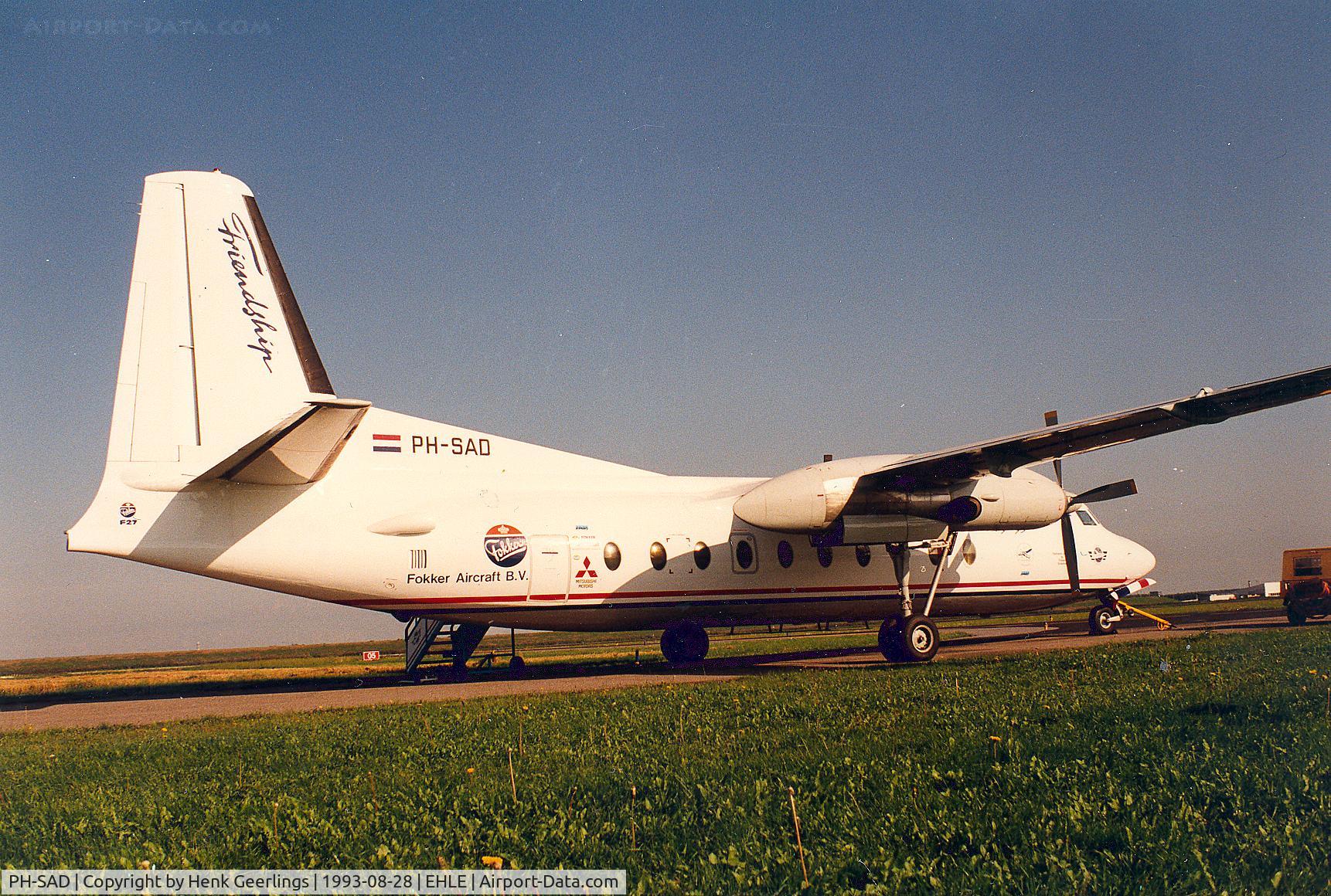 PH-SAD, 1965 Fokker F-27 Friendship 200 C/N 10272, The F-27 Friendship Association's Fokker F-27-200