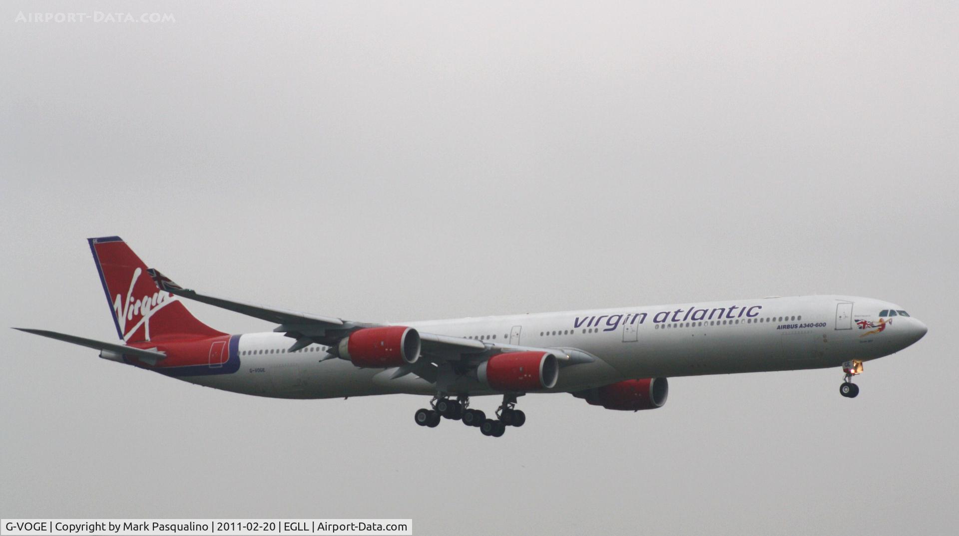 G-VOGE, 2002 Airbus A340-642 C/N 416, Airbus A340-600