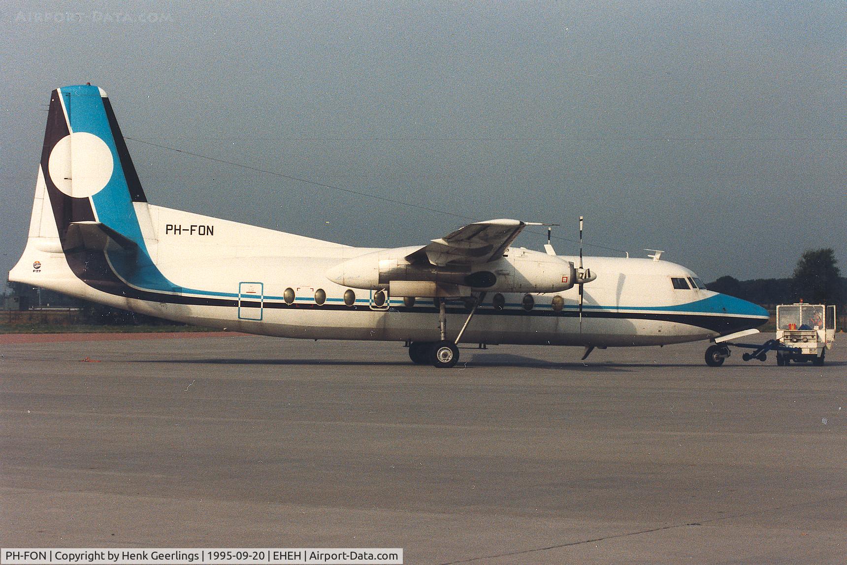 PH-FON, 1969 Fokker F-27-200 Friendship C/N 10414, ex City Link Airways