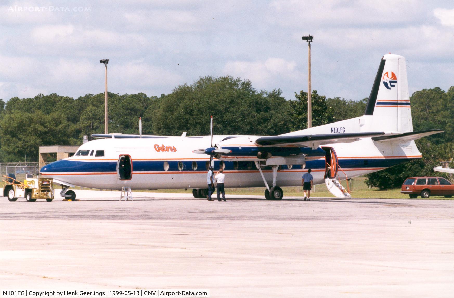 N101FG, 1967 Fairchild Hiller FH-227B(LCD) C/N 542, Gators