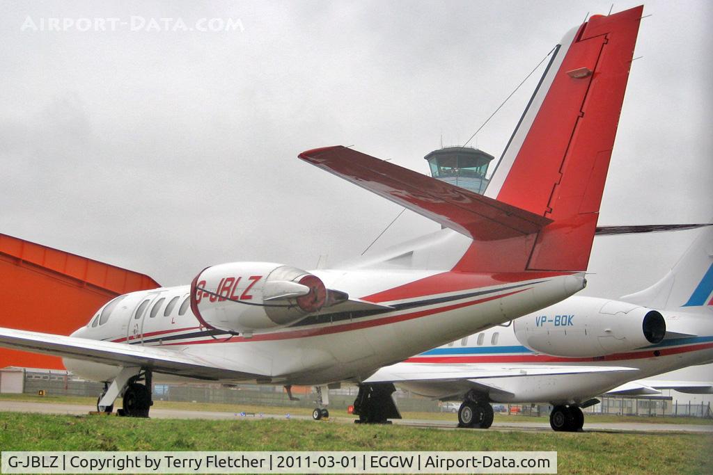 G-JBLZ, 2002 Cessna 550 Citation Bravo C/N 550-1018, 2002 Cessna 550 Citation Bravo, c/n: 550-1018 on Stand 16 at Luton