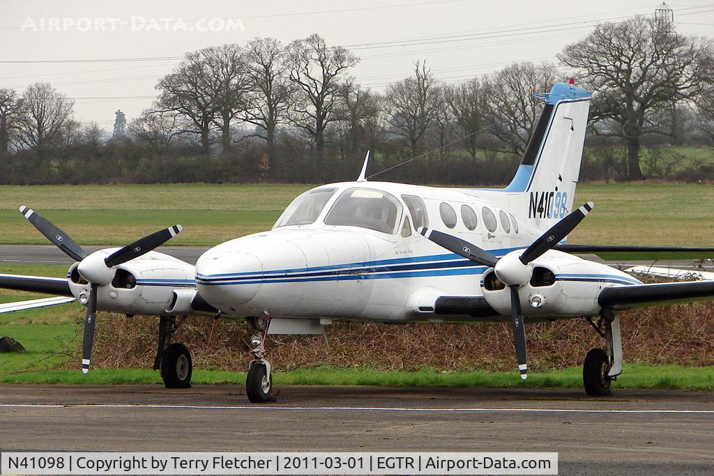 N41098, 1973 Cessna 421B Golden Eagle C/N 421B0448, 1973 Cessna 421B, c/n: 421B0448 at Elstree