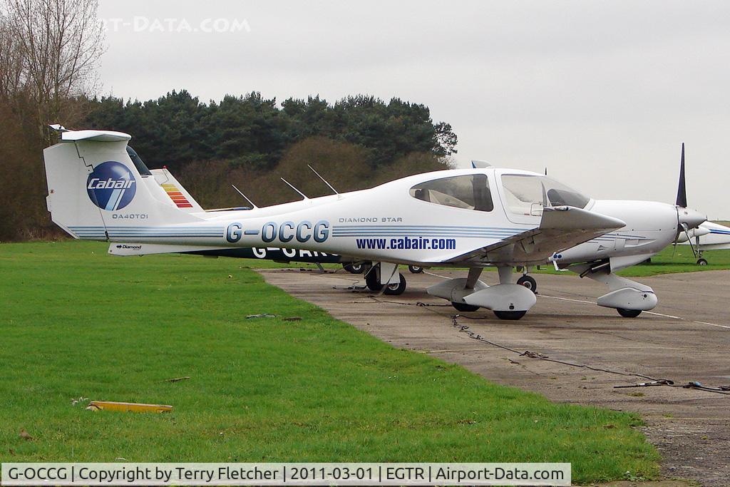G-OCCG, 2006 Diamond DA-40D Diamond Star C/N D4.230, 2006 Diamond Aircraft Industries Gmbh DA40D, c/n: D4.230 at Elstree