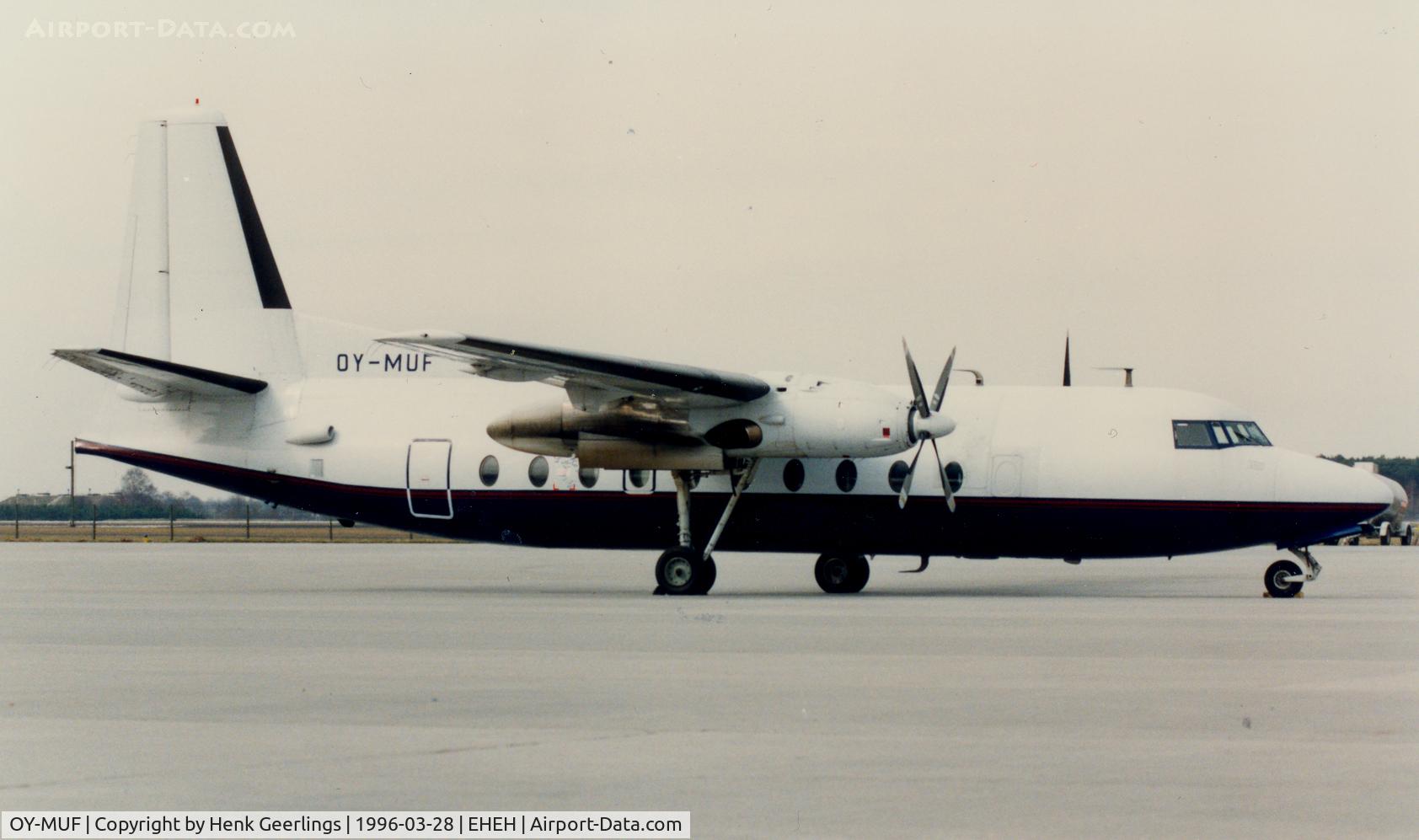 OY-MUF, 1959 Fairchild F-27 C/N 40, Newair Airservice