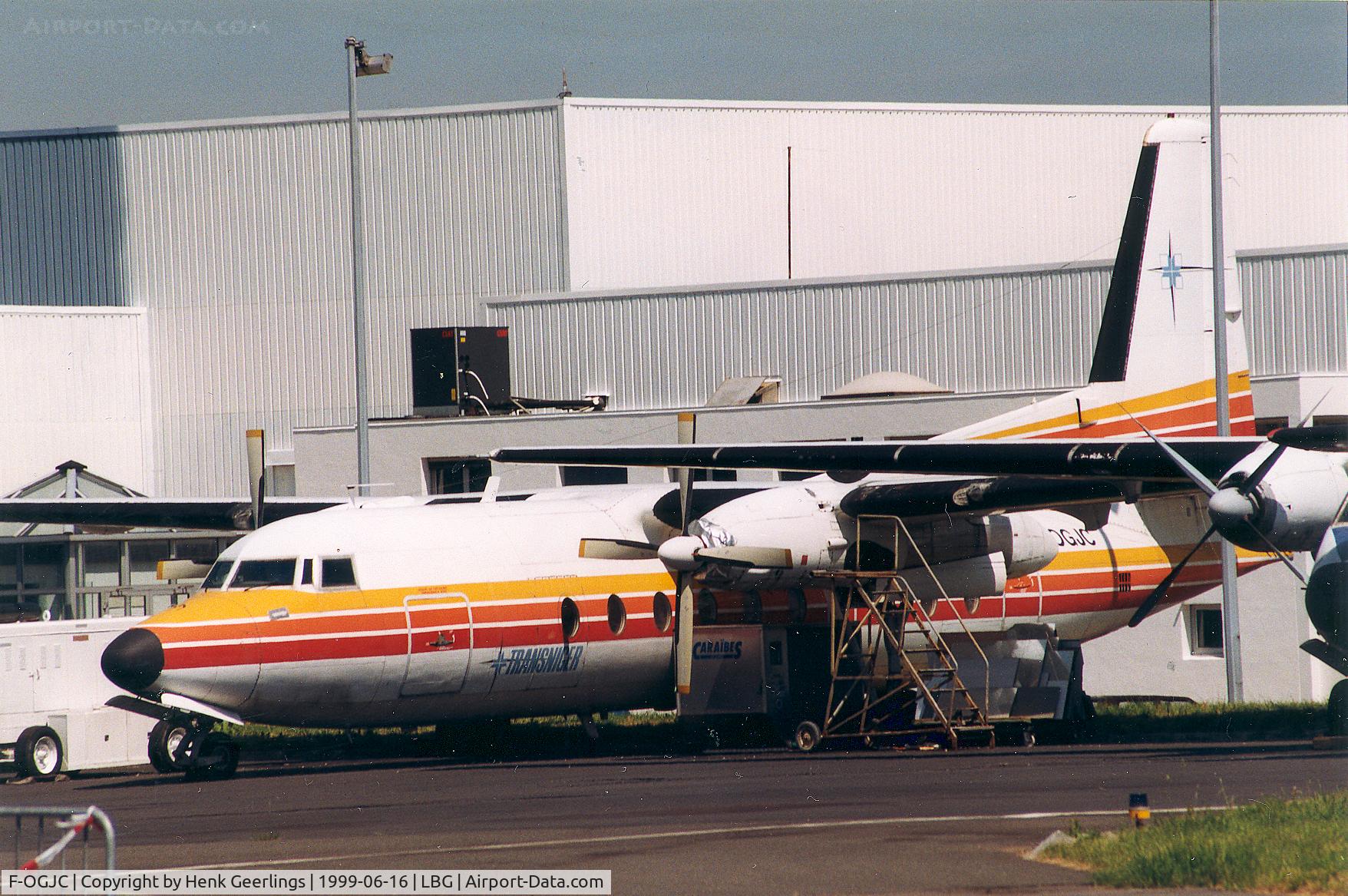 F-OGJC, Fairchild F-27J C/N 107, Transniger Aviation , Le Bourget