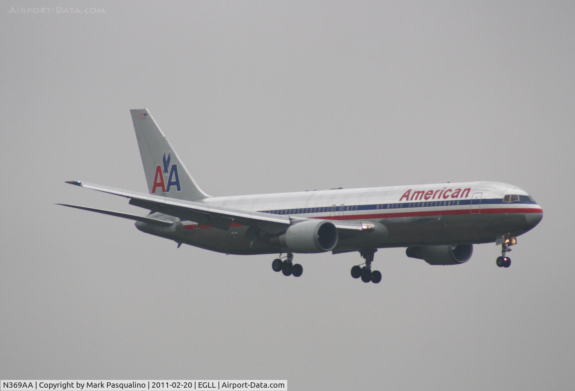 N369AA, 1992 Boeing 767-323 C/N 25196, Boeing 767-300