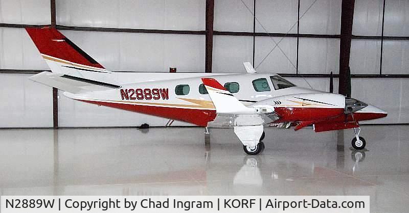 N2889W, 1973 Beech B-60 Duke C/N P-249, New paint and new home