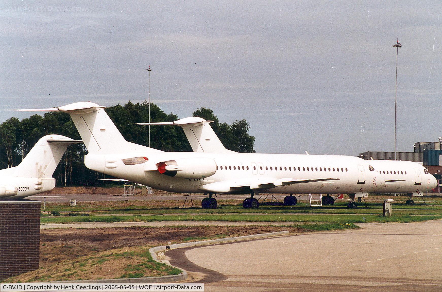 G-BVJD, 1994 Fokker 100 (F-28-0100) C/N 11503, Fokker Aircraft Services at Woensdrecht Airport (WOE)