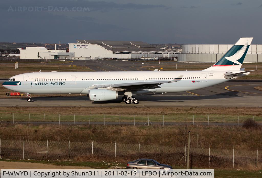 F-WWYD, 2010 Airbus A330-343X C/N 1196, C/n 1196 - To be B-LAK