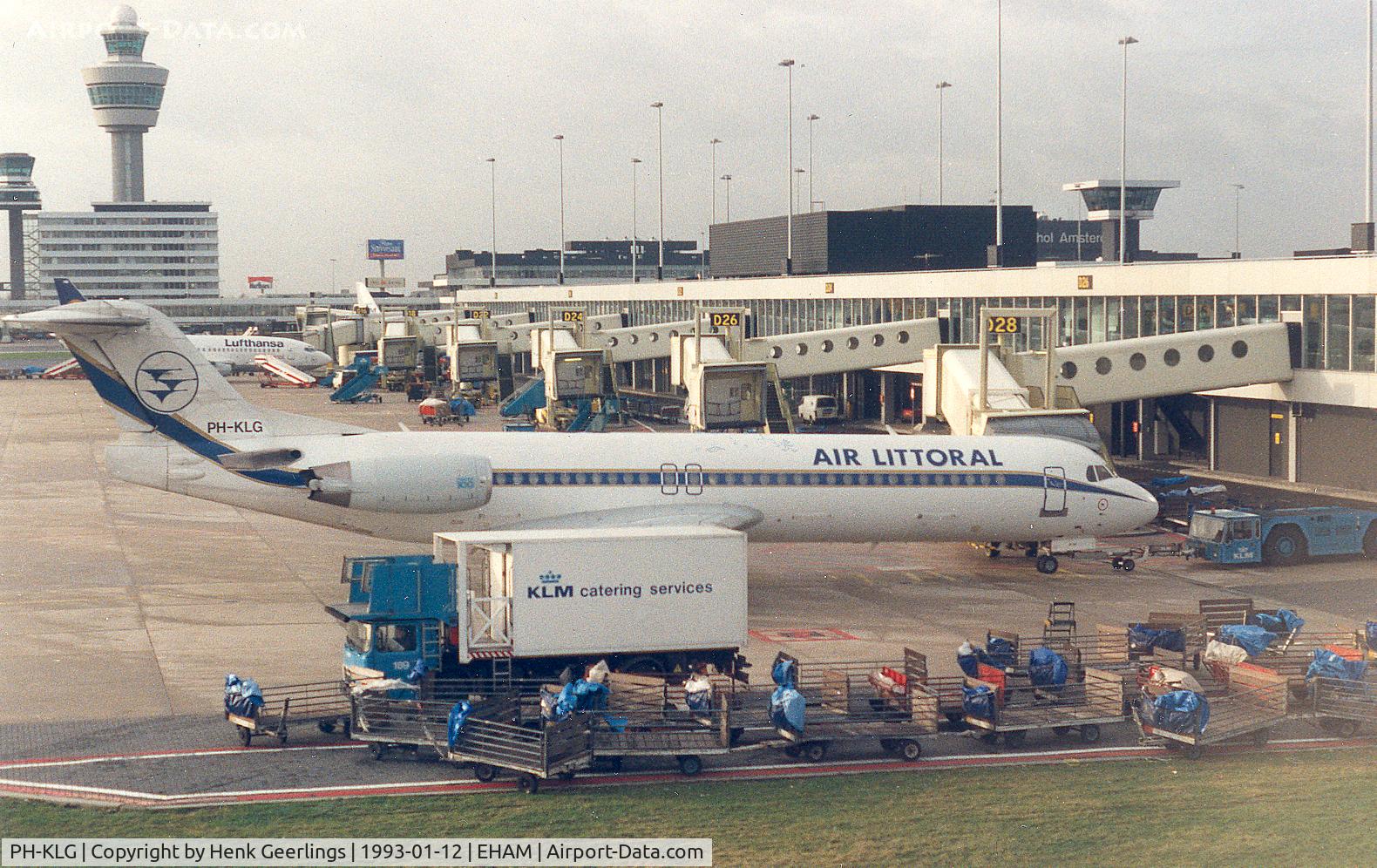 PH-KLG, 1989 Fokker 100 (F-28-0100) C/N 11271, Air Littoral
