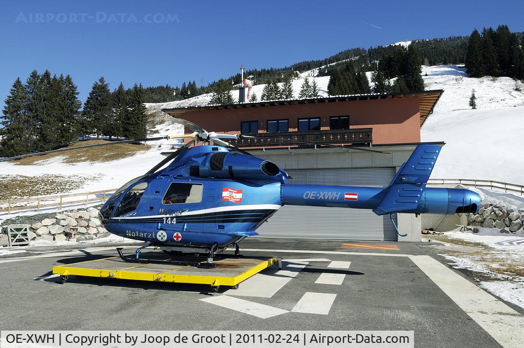 OE-XWH, 1996 McDonnell Douglas MD-900 Explorer C/N 900-00032, at Saalbach-Hinterglemm