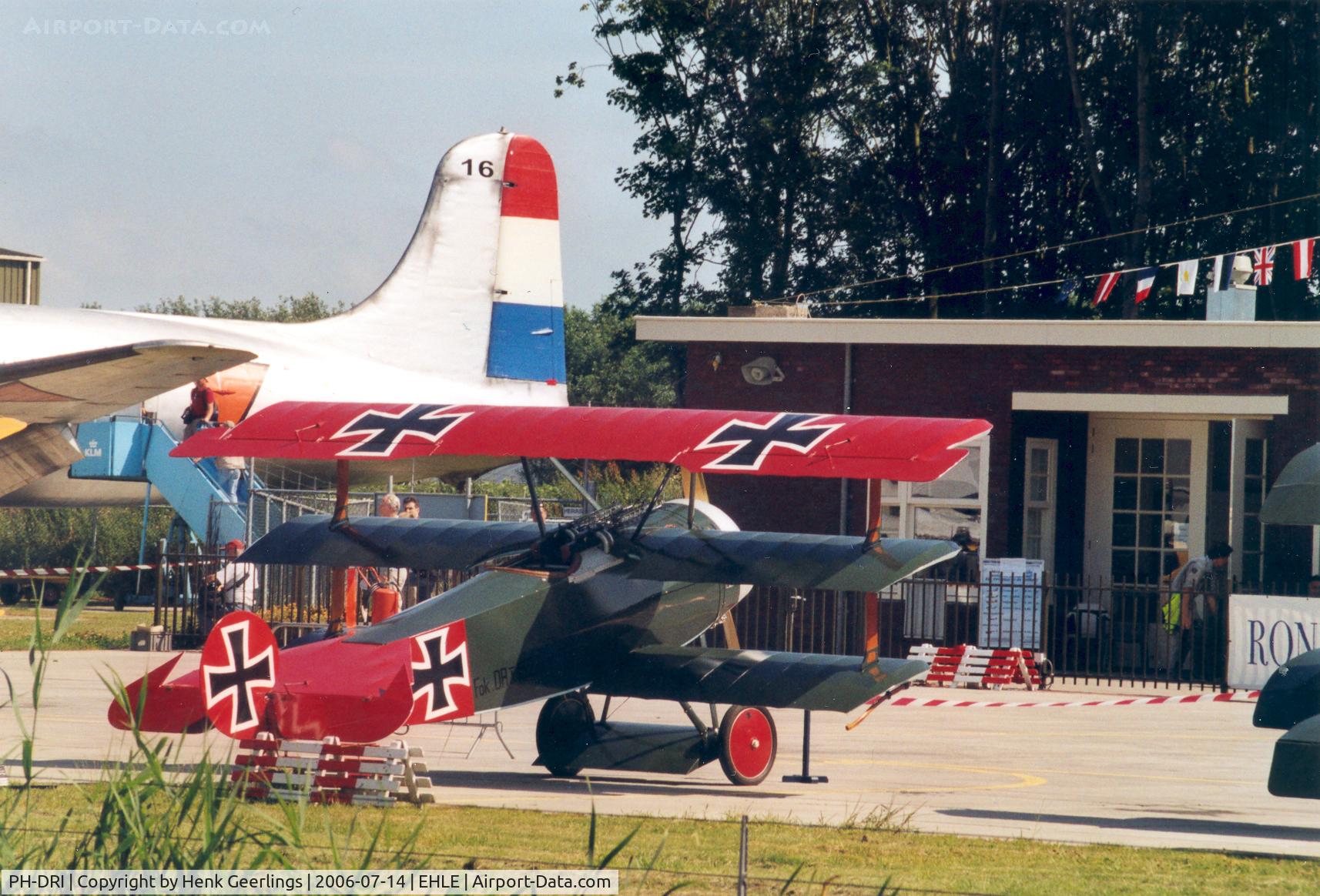 PH-DRI, Fokker Dr.1 Triplane Replica C/N 152-17, Fokker DR-1 , Aviodrome Aviation Museum