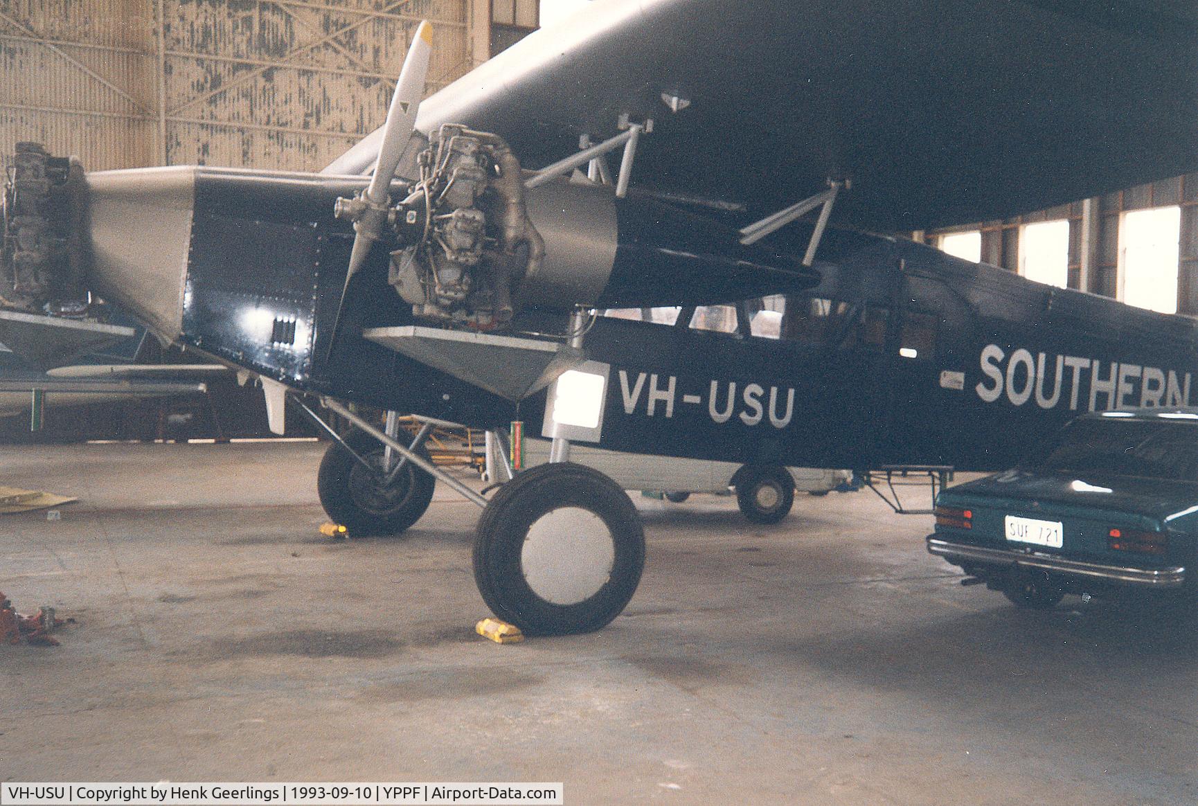 VH-USU, 1987 Fokker F.VIIb/3m Replica C/N SCA-28, Fokker F,VIIB-3M , VH-USU , Southern Cross