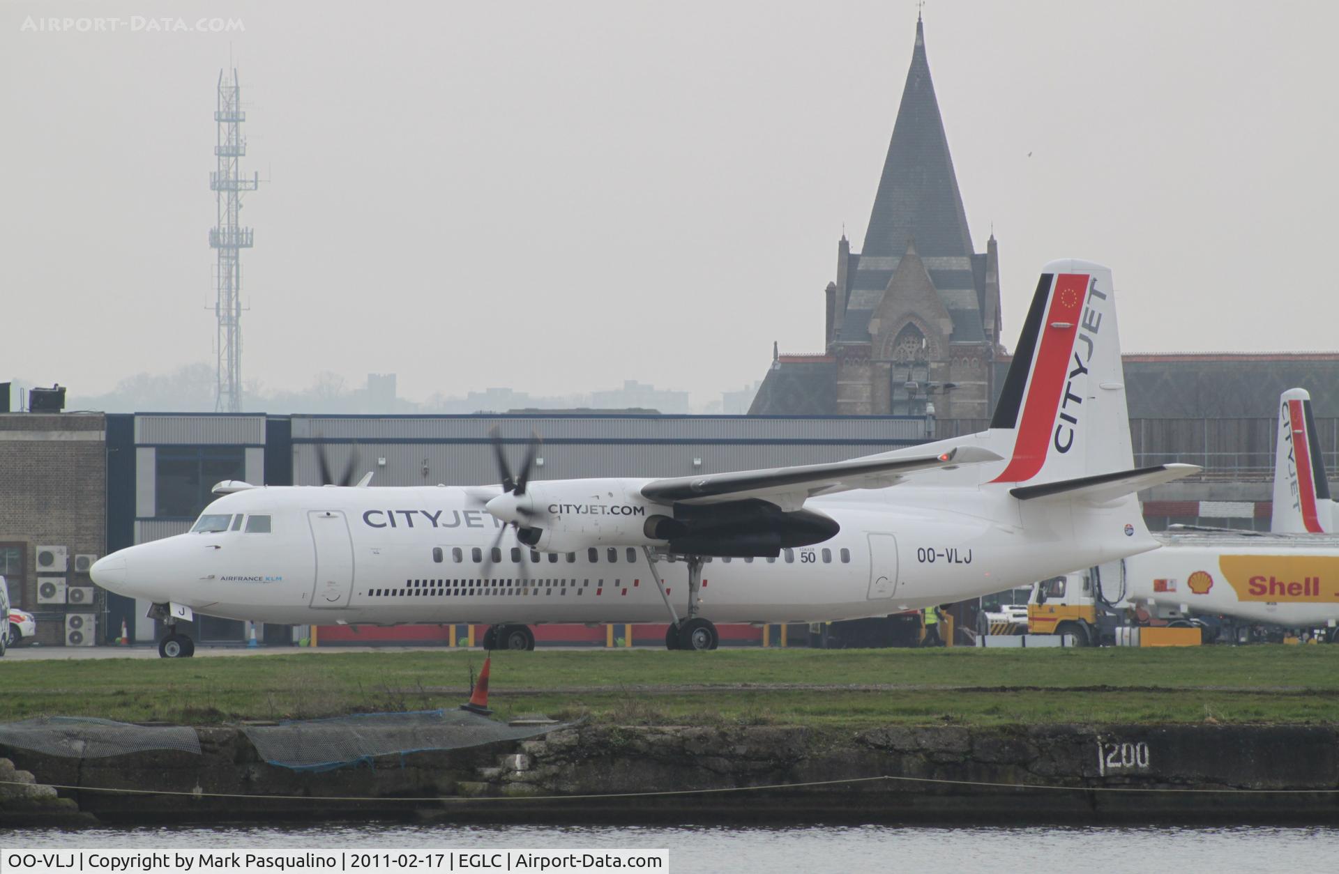 OO-VLJ, 1987 Fokker 50 C/N 20105, Fokker F-50
