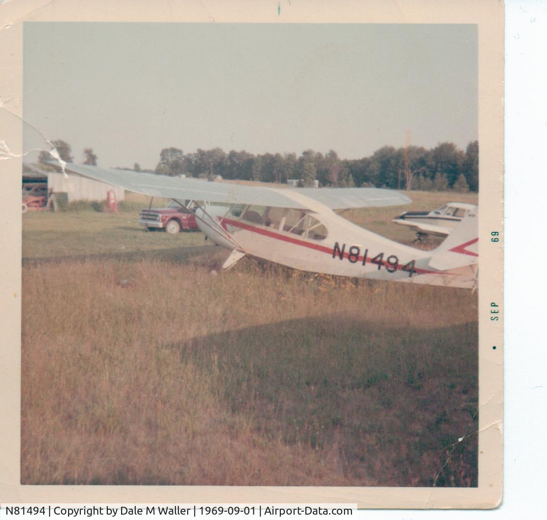 N81494, 1945 Aeronca 7AC Champion C/N 7AC-104, This was my dad's first aircraft and restore.