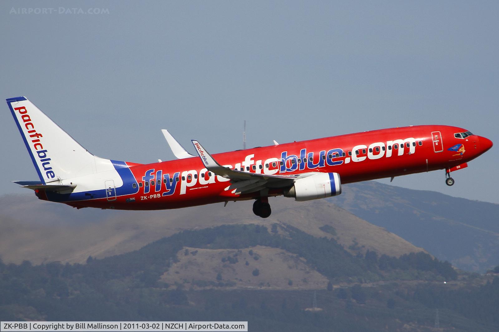 ZK-PBB, 2003 Boeing 737-8FE C/N 33797, away back to Aussie
