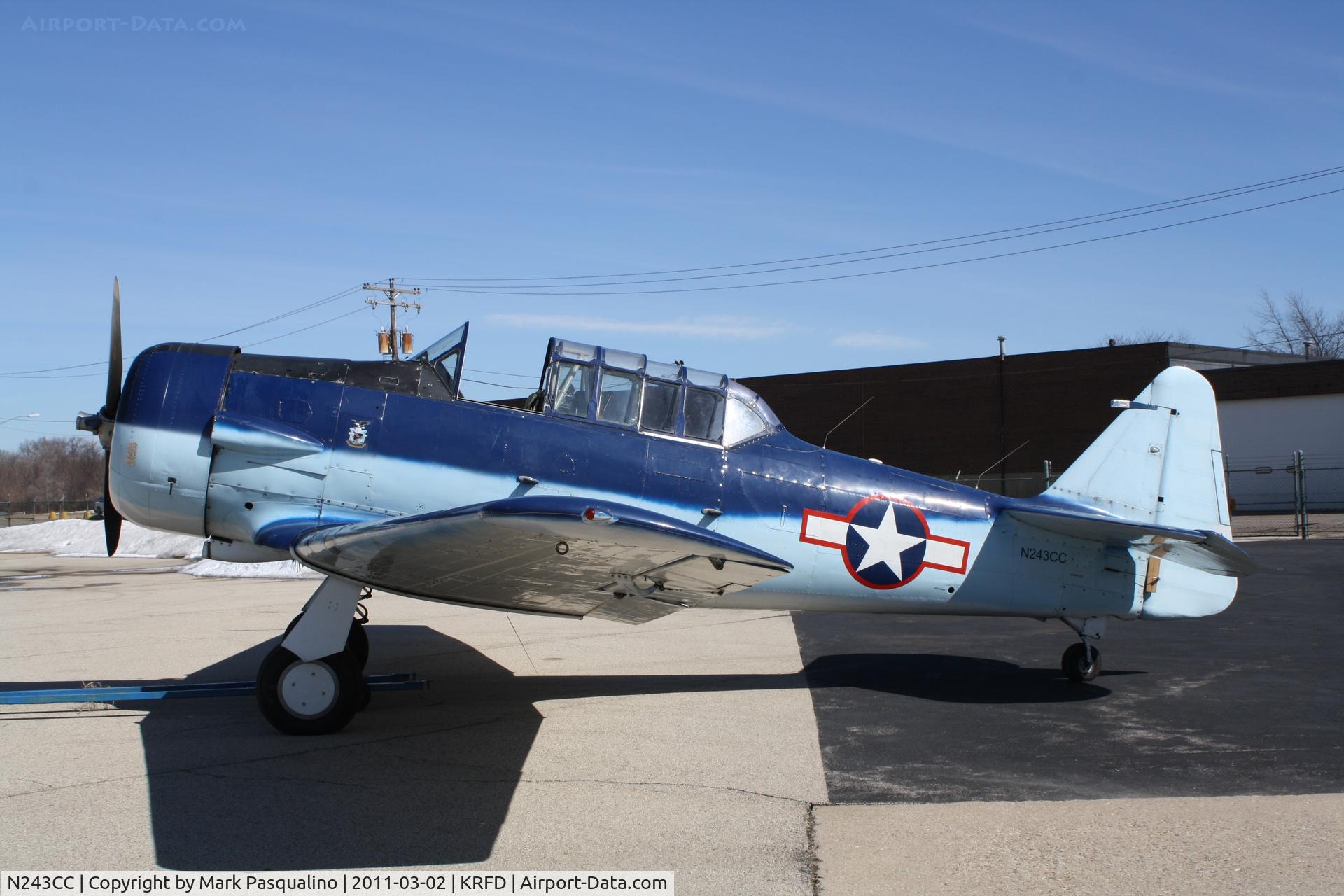 N243CC, 1943 North American SNJ-4 Texan C/N 88-13243, North American SNJ-4
