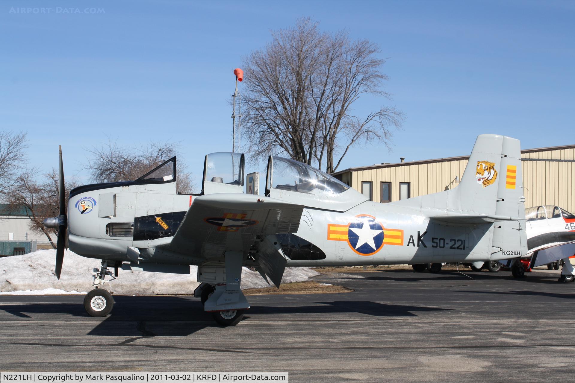 N221LH, 1950 North American T-28A Trojan C/N 171-27, North American T-28A