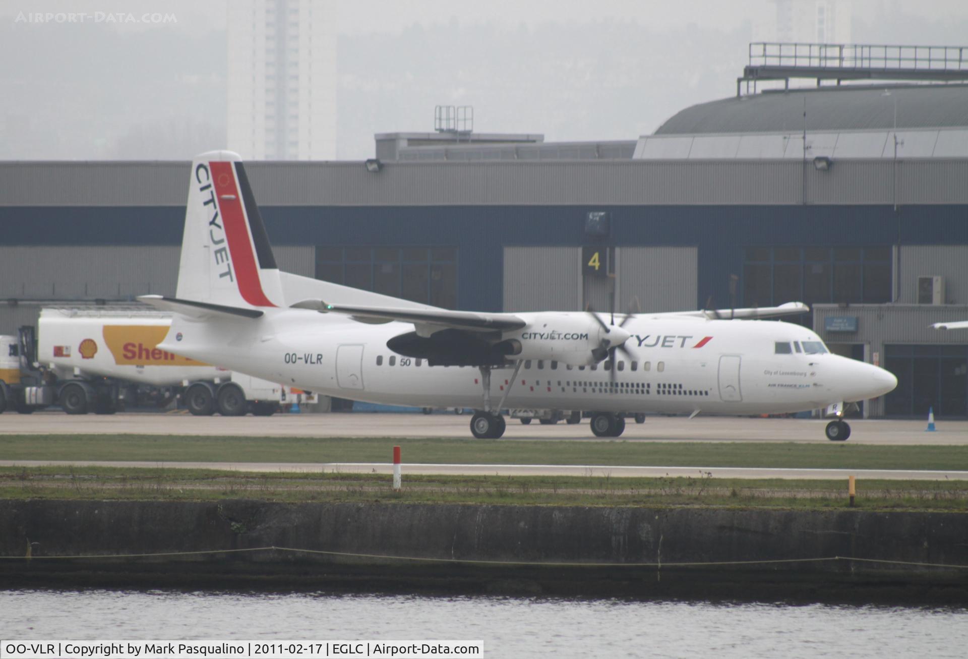 OO-VLR, 1988 Fokker 50 C/N 20121, Fokker 50