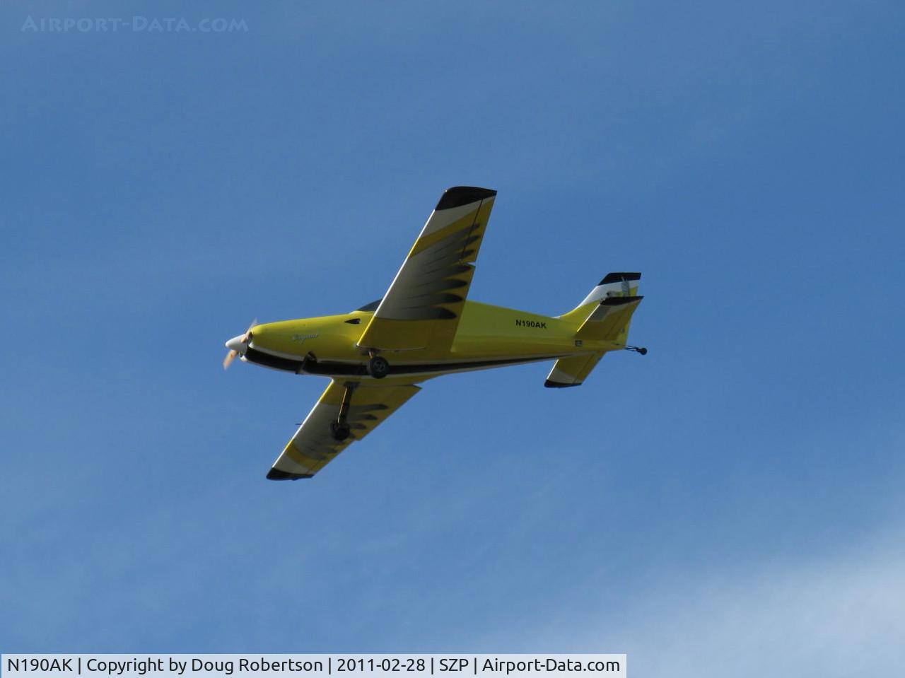 N190AK, 2004 Aero Designs Pulsar C/N KP-1, 2004 Kozloff PULSAR 'Crystal', Rotax 912, flown by a UFO-United Flying Octogenarian, on final Rwy 22