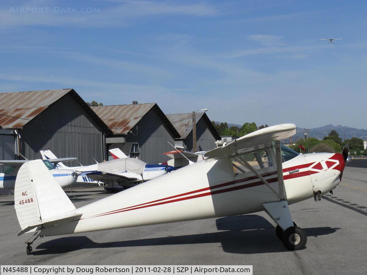 N45488, 1946 Luscombe 8A C/N 2015, 1946 Luscombe 8A, Continental A&C65 65 Hp