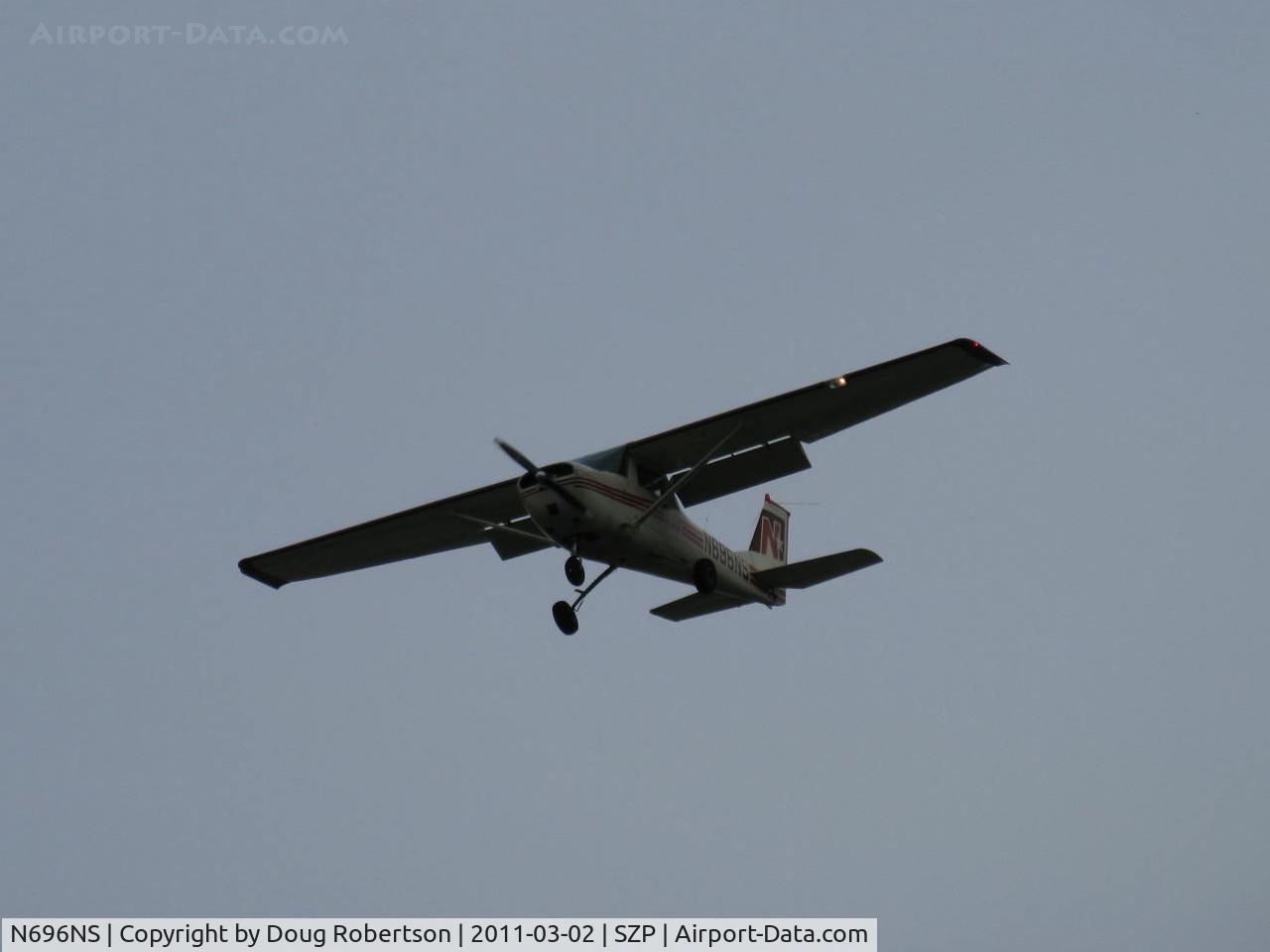 N696NS, 1968 Cessna 150H C/N 15068871, 1968 Cessna 150H 'North Star', Continental O-200 100 Hp, on final Rwy 22
